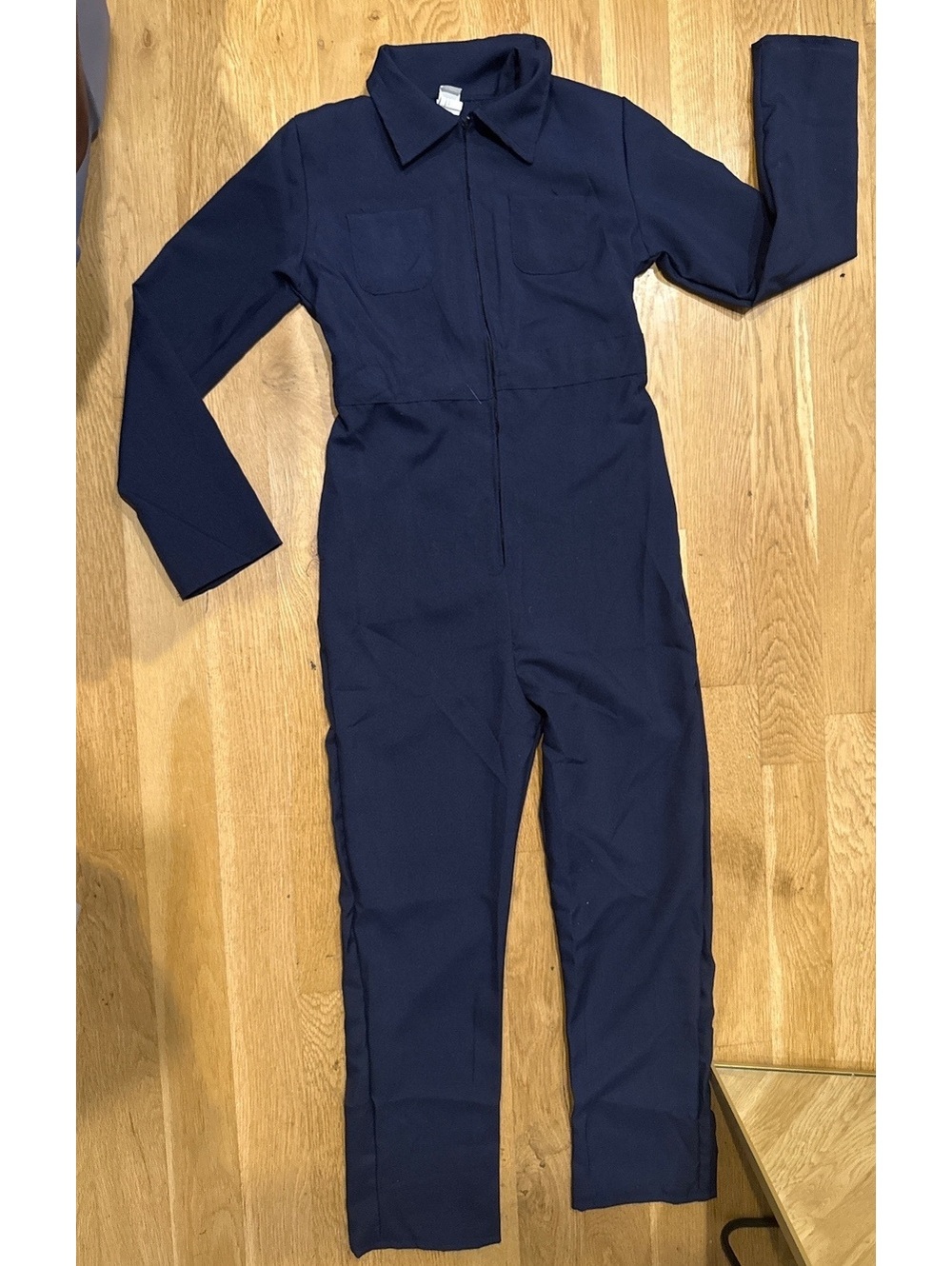 Halloween Mike Meyers Navy Blue Coveralls Jumpsuit Costume (Kids XL, Adult XS)